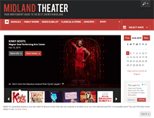 Tablet Screenshot of midland-theater.com
